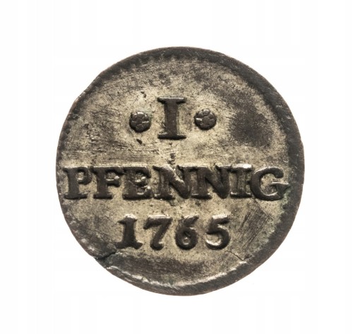 Elektorat Saksonii (1763 - 1806), Fryderyk August I, 1 fenig 1765 rok.