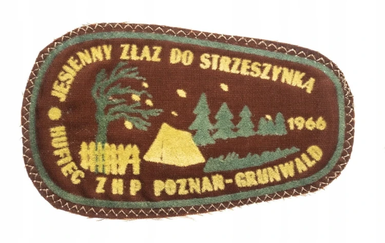 NASZYWKA HARCERSKA - HUFIEC POZNAŃ GRUNWALD, STRZESZYNEK 1966