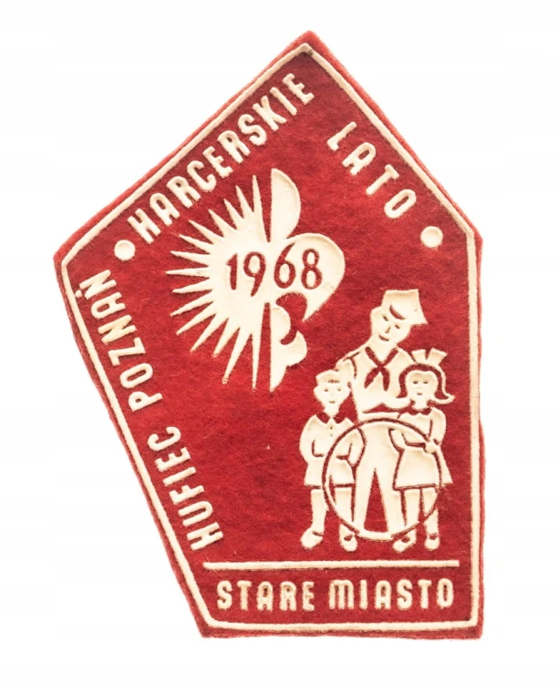 NASZYWKA HARCERSKA - HUFIEC POZNAŃ STARE MIASTO 1968