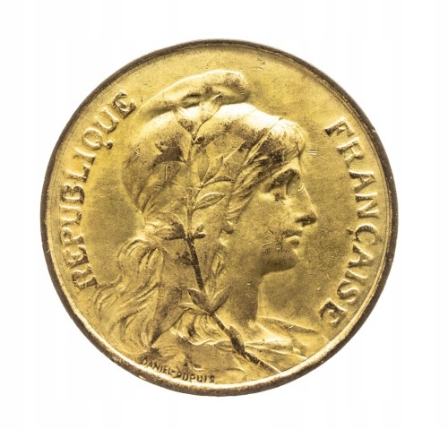 Francja, Trzecia Republika (1870-1941), 5 centym 1912, Paryż