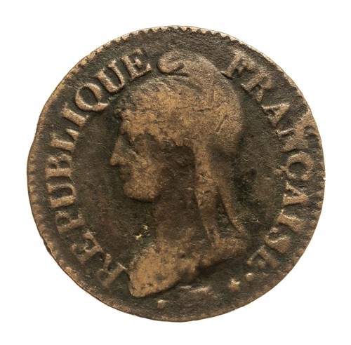 Francja 5 centymów, 1797 L'AN6 (1797) A rok.