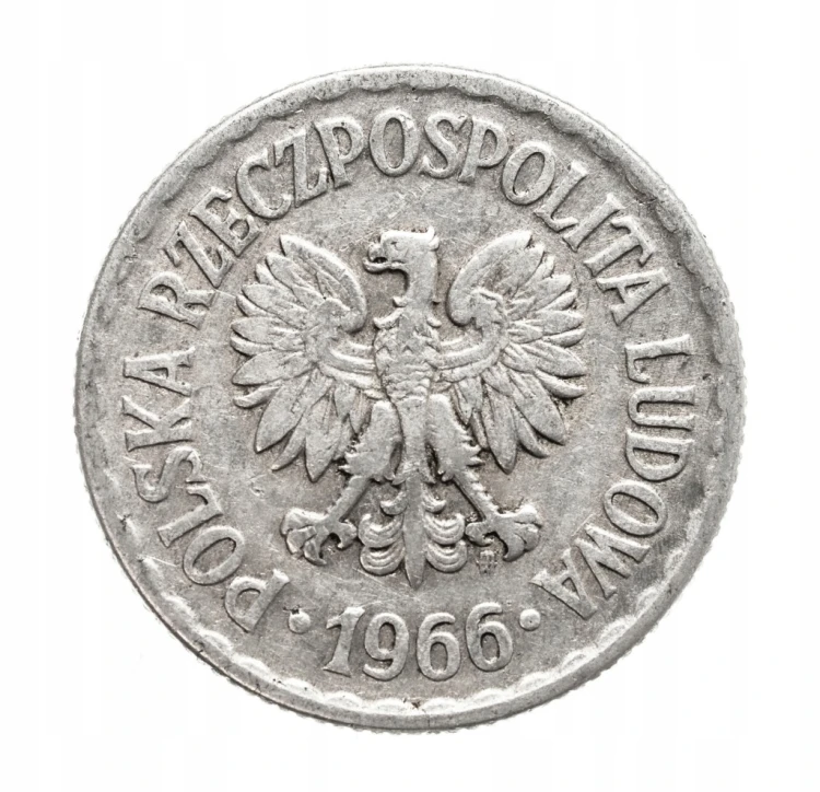 Polska, PRL, 1 złoty 1966 rok.