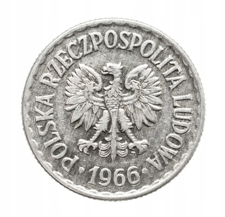 Polska, PRL, 1 złoty 1966 rok.