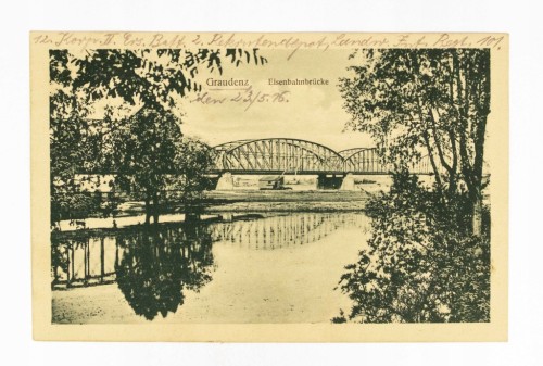 GRUDZIĄDZ - MOST NA WIŚLE, 101 PUŁK PIECHOTY, FELDPOST 1916