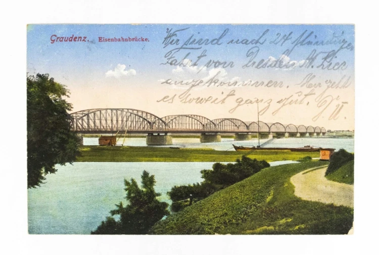 GRUDZIĄDZ - MOST NA WIŚLE, FELDPOST 1915