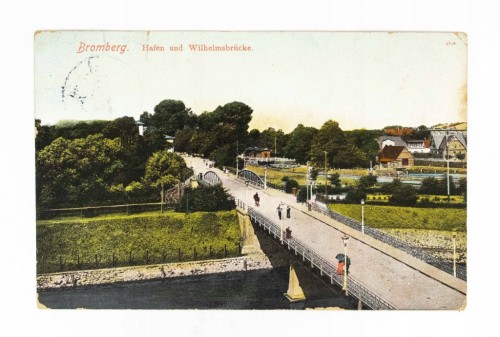 BYDGOSZCZ - MOST PORTOWY I WILHELMA 1909
