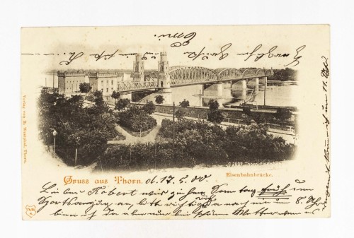 TORUŃ - MOST KOLEJOWY 1900