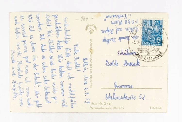 NIEMCY, SELLIN - DWORZEC KOLEJOWY, POCIĄGI 1959