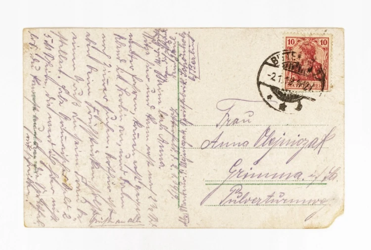 NIEMCY, BITTERFELD - DWORZEC KOLEJOWY 1919