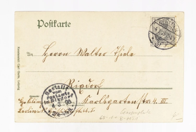 NIEMCY, BERLIN - DWORZEC KOLEJOWY 1905
