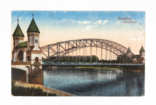 NIEMCY, MAGDEBURG - MOST KRÓLEWSKI 1919