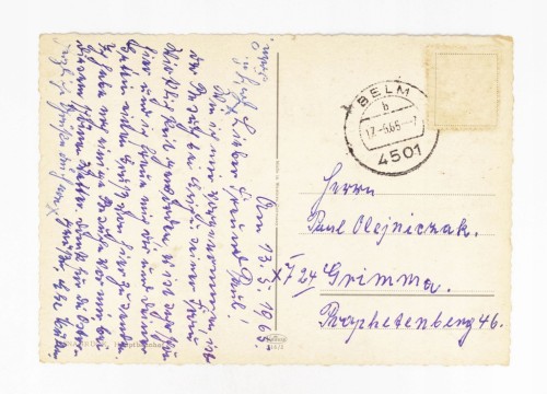 NIEMCY, OSNABRUCK - DWORZEC KOLEJOWY, SAMOCHODY 1965