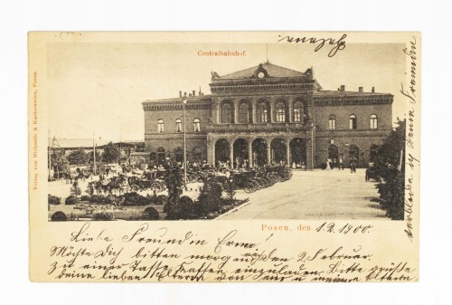 POZNAŃ - DWORZEC KOLEJOWY, DOROŻKI 1900