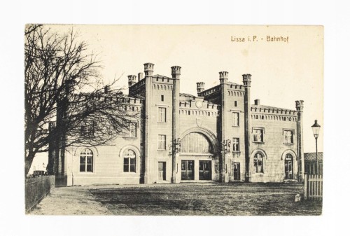 LESZNO - DWORZEC KOLEJOWY 1914