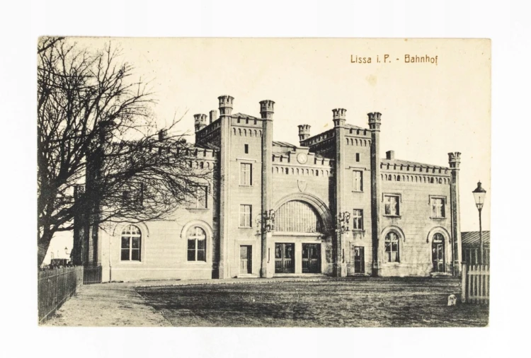 LESZNO - DWORZEC KOLEJOWY 1914