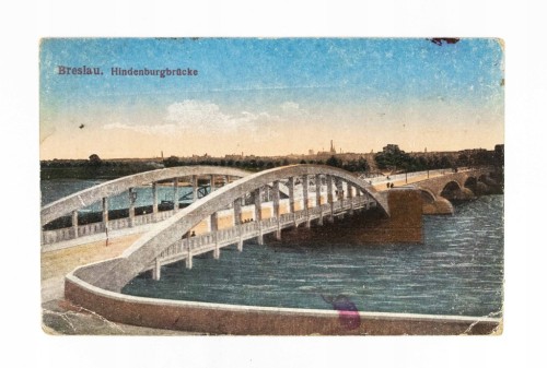 WROCŁAW - MOST HINDENBURGA, 100 PUŁK PIECHOTY, FELDPOST 1918