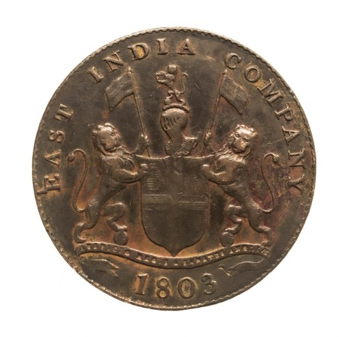 Indie Brytyjskie, Madras (Pagoda), 20 cash 1803 rok