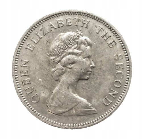 Falklandy, Elżbieta II, 10 pensów Foka 1974 rok.