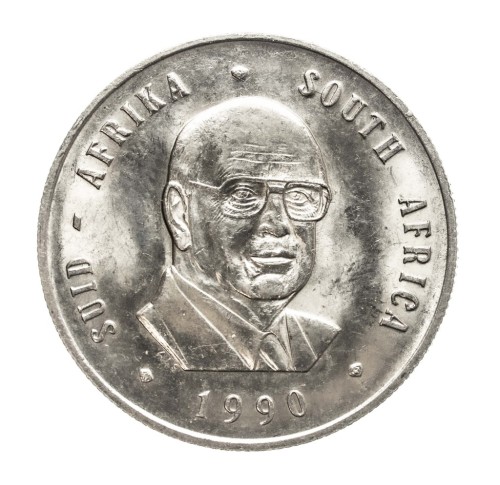 Zimbabwe, 1 dolar Zakończenie prezydentury Pietera Willema Bothy 1990 rok.