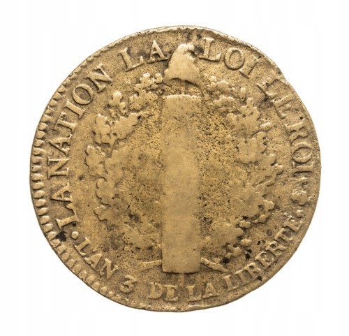 Francja, Ludwik XVI (1774-1793), 2 sole, 1791 A, Paryż