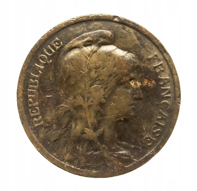 Francja, Trzecia Republika (1870-1941), 10 centymów 1916, Paryż