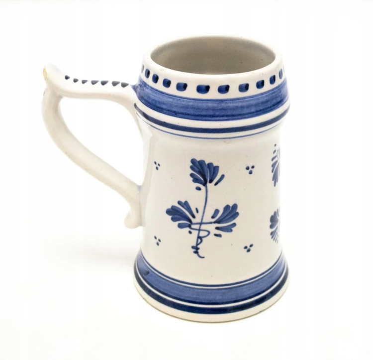 STARY CERAMICZNY KUFEL, PYRAMIDE DELFT HOLANDIA