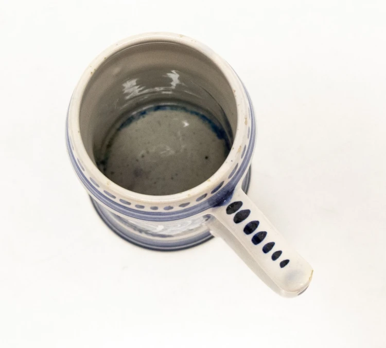 STARY CERAMICZNY KUFEL, PYRAMIDE DELFT HOLANDIA