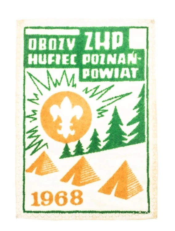 NASZYWKA HARCERSKA - OBOZY HUFIEC POZNAŃ 1968