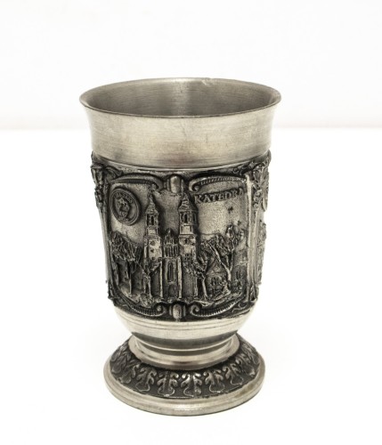 STARY METALOWY KIELICH, 750 LAT PRAW MIEJSKICH POZNAŃ 1253-2003