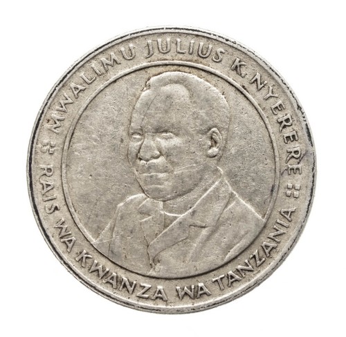 Tanzania, 10 szylingów Julius Nyerere 1993 rok.
