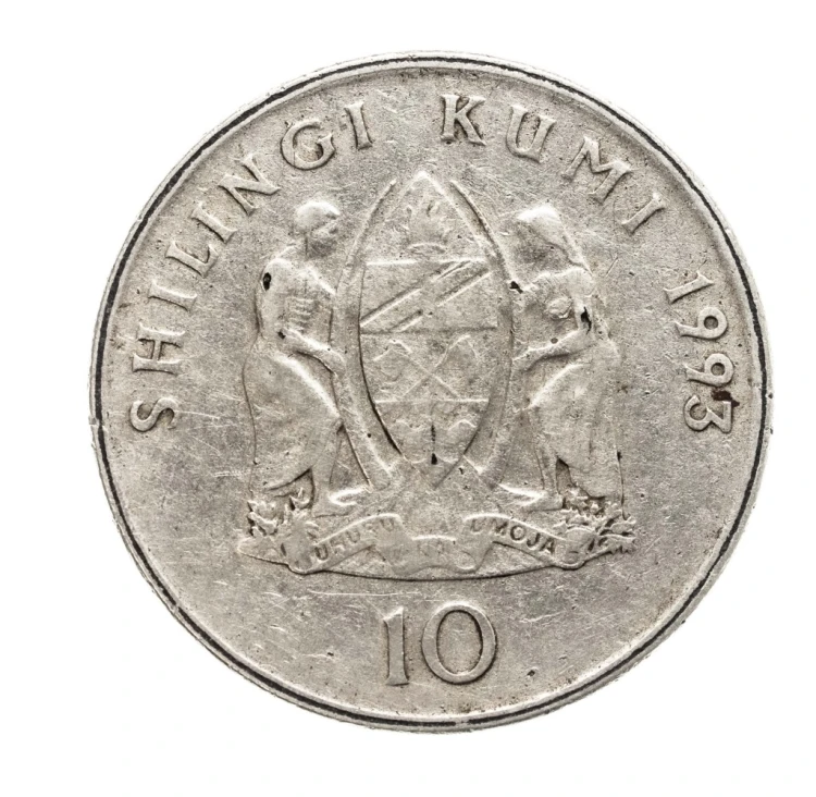 Tanzania, 10 szylingów Julius Nyerere 1993 rok.