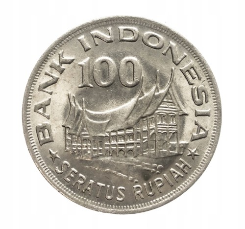 Indonezja 100 rupii Gospodarka leśna, 1978 rok.