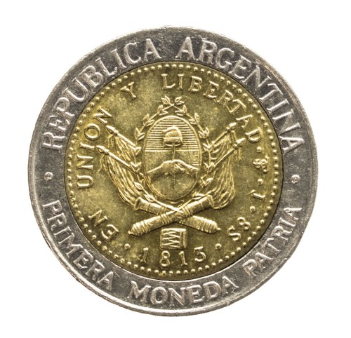 Argentyna, 1 peso, 1996 rok.