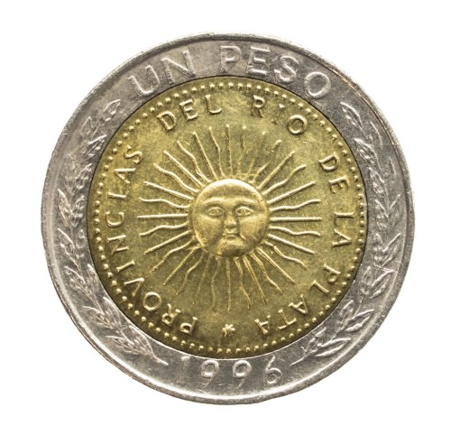 Argentyna, 1 peso, 1996 rok.