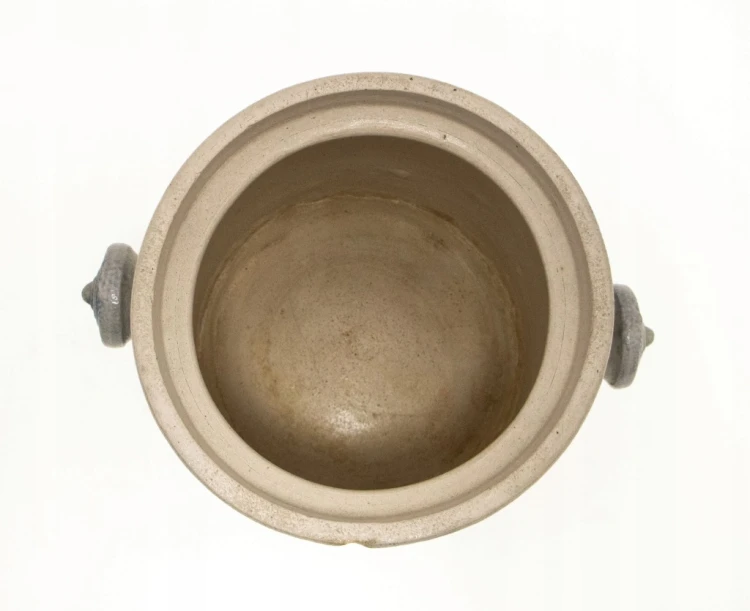 STARY CERAMICZNY POJEMNIK NA TABAKĘ, JÓZEF DOMS, RACIBÓRZ (RATIBOR)