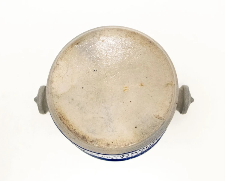 STARY CERAMICZNY POJEMNIK NA TABAKĘ, JÓZEF DOMS, RACIBÓRZ (RATIBOR)