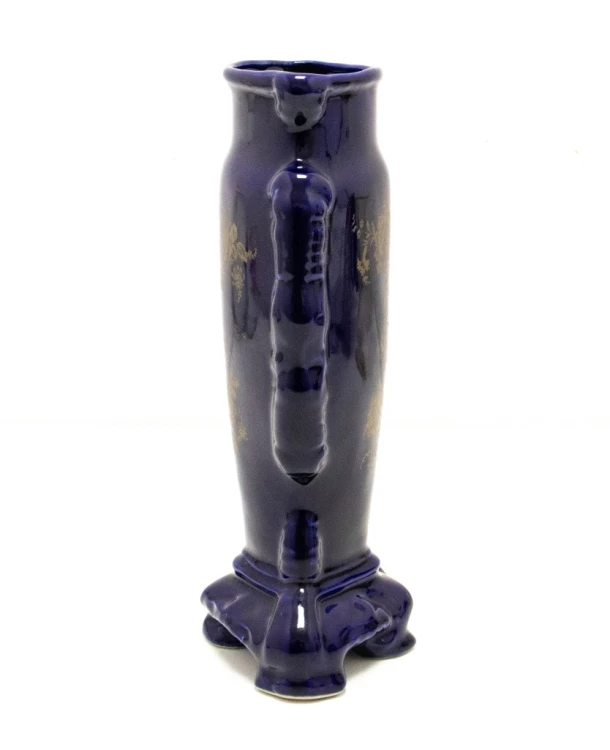STARY PORCELANOWY WAZON Z KWIATAMI