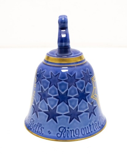 STARY PORCELANOWY DZWONEK, STARY KOŚCIÓŁ PÓŁNOCNY BOSTON, USA 1976