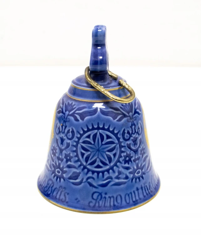 STARY PORCELANOWY DZWONEK, BAZYLIKA ŚW. PIOTRA RZYM, WŁOCHY 1975