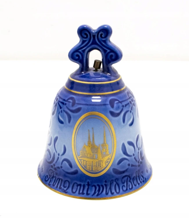 STARY PORCELANOWY DZWONEK, KATEDRA ROSKILDE, DANIA 1974