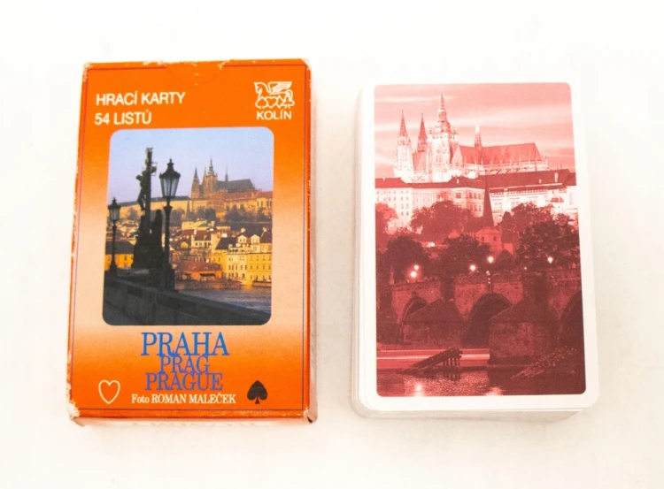 STARE KARTY DO GRY, PRAGA CZECHY