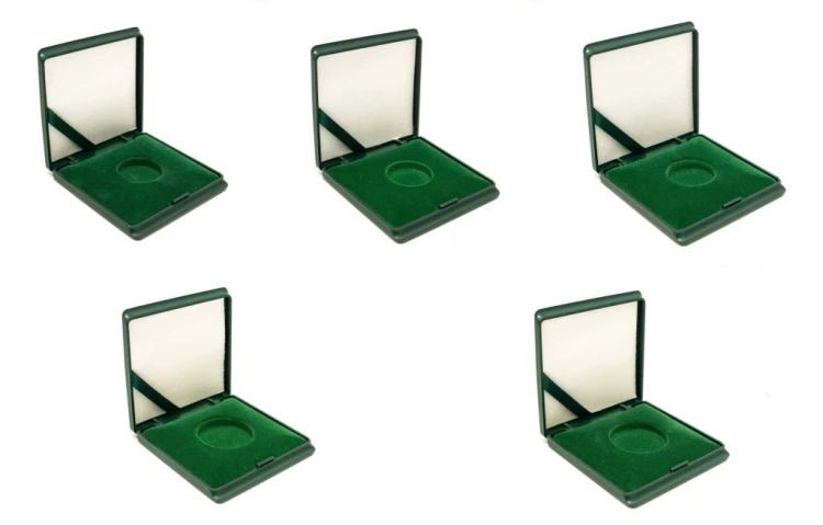 ZESTAW ORYGINALNYCH ETUI PUDEŁEK NBP NA MONETY (26mm i 32mm)