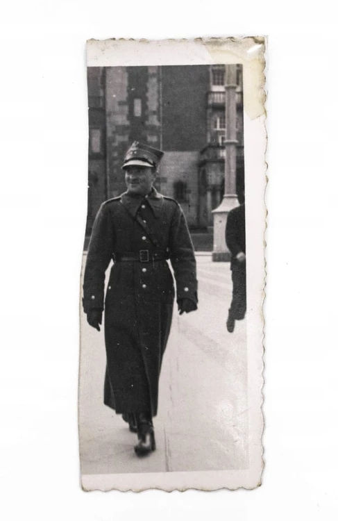 STARA FOTOGRAFIA - OFICER WOJSKA POLSKIEGO, POZNAŃ II RP