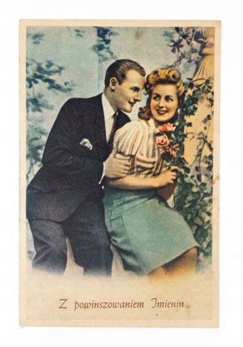 STARA POCZTÓWKA IMIENINOWA - TUCZNO l. 40