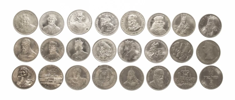 ZESTAW MONET MIX 50-10000 ZŁOTYCH PRL (NR 25)