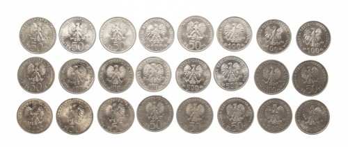 ZESTAW MONET MIX 50-10000 ZŁOTYCH PRL (NR 25)