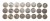 ZESTAW MONET MIX 50-10000 ZŁOTYCH PRL (NR 25)