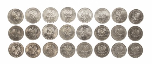 ZESTAW MONET MIX 50-10000 ZŁOTYCH PRL (NR 24)