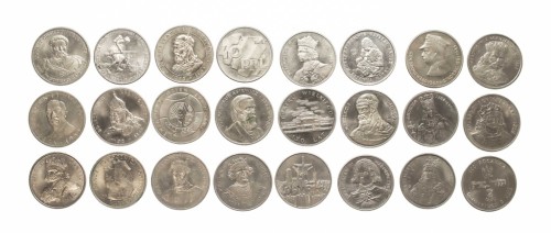 ZESTAW MONET MIX 50-10000 ZŁOTYCH PRL (NR 23)