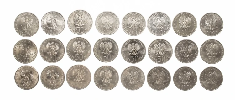 ZESTAW MONET MIX 50-10000 ZŁOTYCH PRL (NR 23)